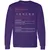 Actress Stats Long Sleeve T-Shirt - Purple - 13