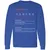 Actress Stats Long Sleeve T-Shirt - Royal - 8
