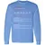 Actress Stats Long Sleeve T-Shirt - Carolina Blue - 12