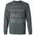 Actress Stats Long Sleeve T-Shirt - Dark Heather - 15