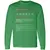 Basketball Player Long Sleeve T-Shirt - Irish Green - 10