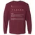 Baseball Player Long Sleeve T-Shirt - Maroon - 11