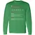 Baseball Player Long Sleeve T-Shirt - Irish Green - 10