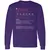 Baseball Player Long Sleeve T-Shirt - Purple - 13