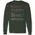 Baseball Player Long Sleeve T-Shirt - Forest Green - 4