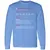 Baseball Player Long Sleeve T-Shirt - Carolina Blue - 12