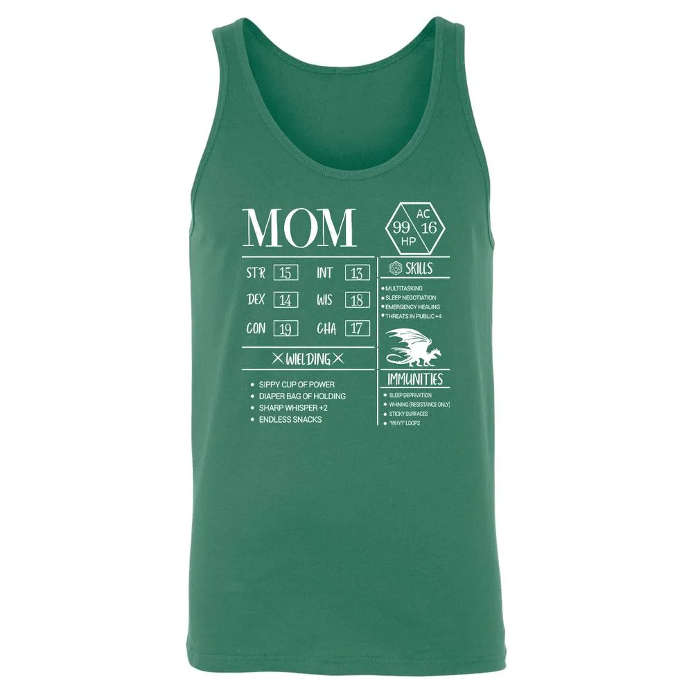 Mom New Unisex Jersey Tank - Kelly - 9