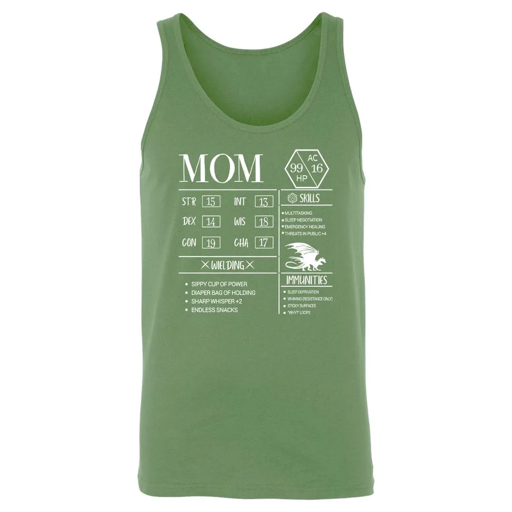 Mom New Unisex Jersey Tank - Leaf - 10