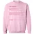 Actress Stats Classic Unisex Sweatshirt - Light Pink - 3