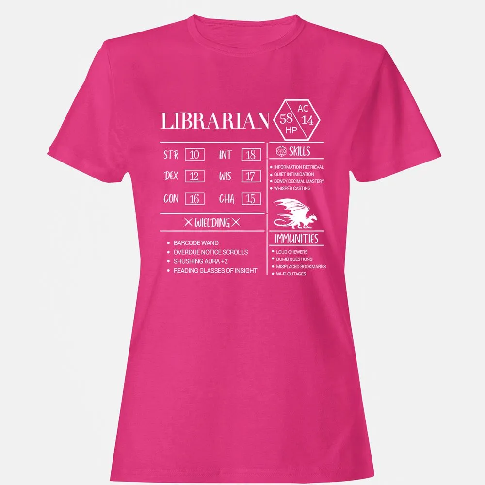 Librarian New Women's T-Shirt - Heliconia - 6