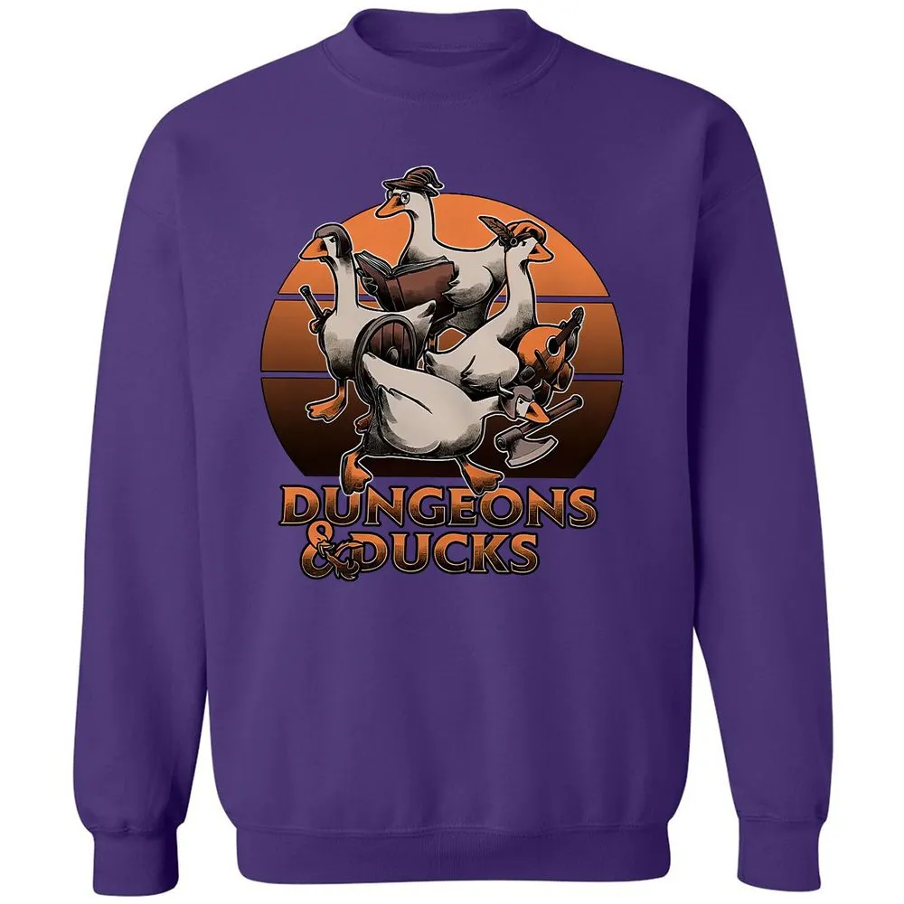 Dungeons And Ducks Classic Unisex Sweatshirt - Purple - 6