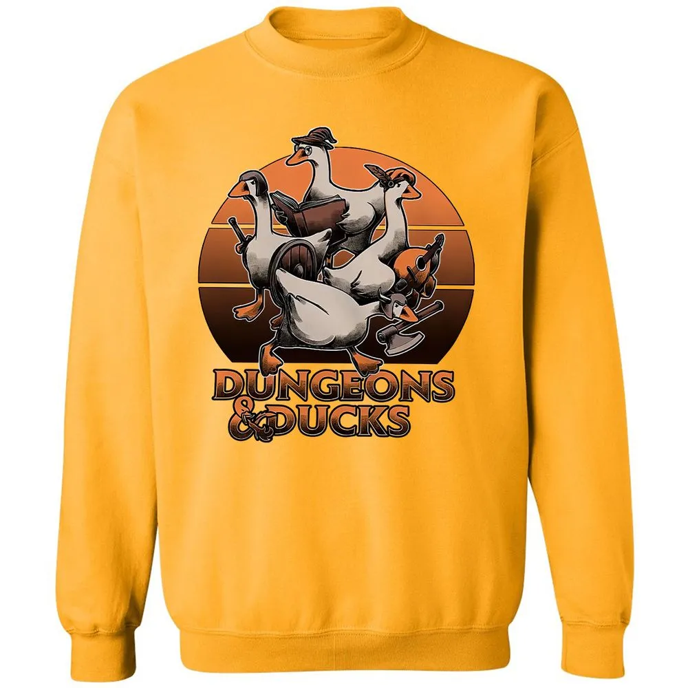 Dungeons And Ducks Classic Unisex Sweatshirt - Gold - 11