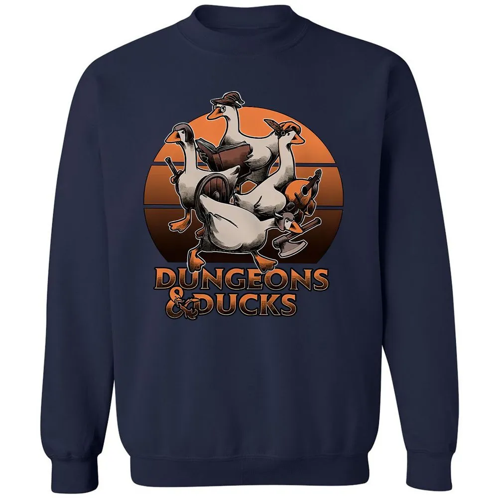 Dungeons And Ducks Classic Unisex Sweatshirt - Navy - 2