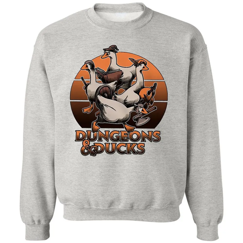 Dungeons And Ducks Classic Unisex Sweatshirt - Ash - 8