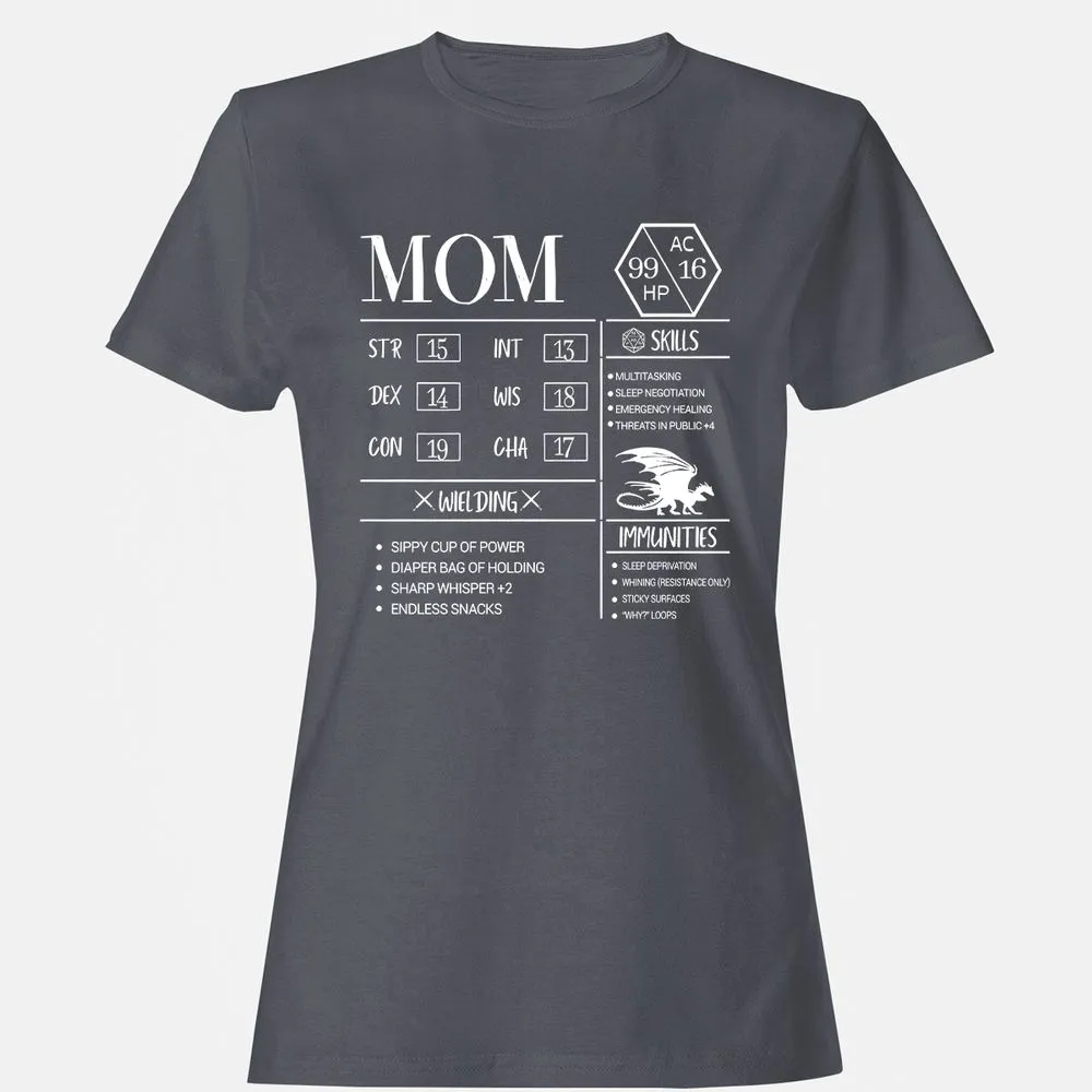 Mom New Women's T-Shirt - Dark Heather - 5