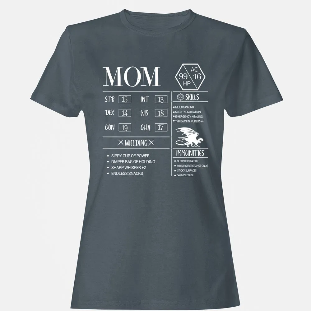 Mom New Women's T-Shirt - Charcoal - 3