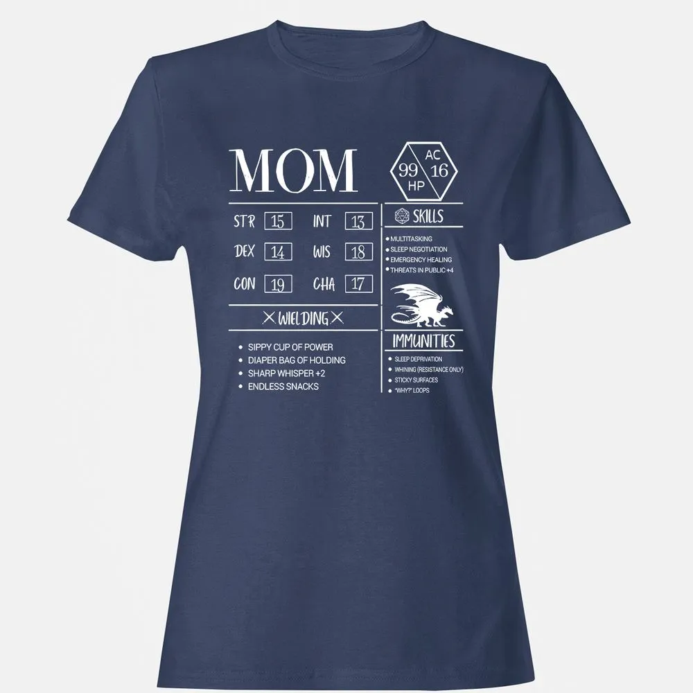 Mom New Women's T-Shirt - Navy - 10
