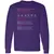 Basketball Dad Long Sleeve T-Shirt - Purple - 13