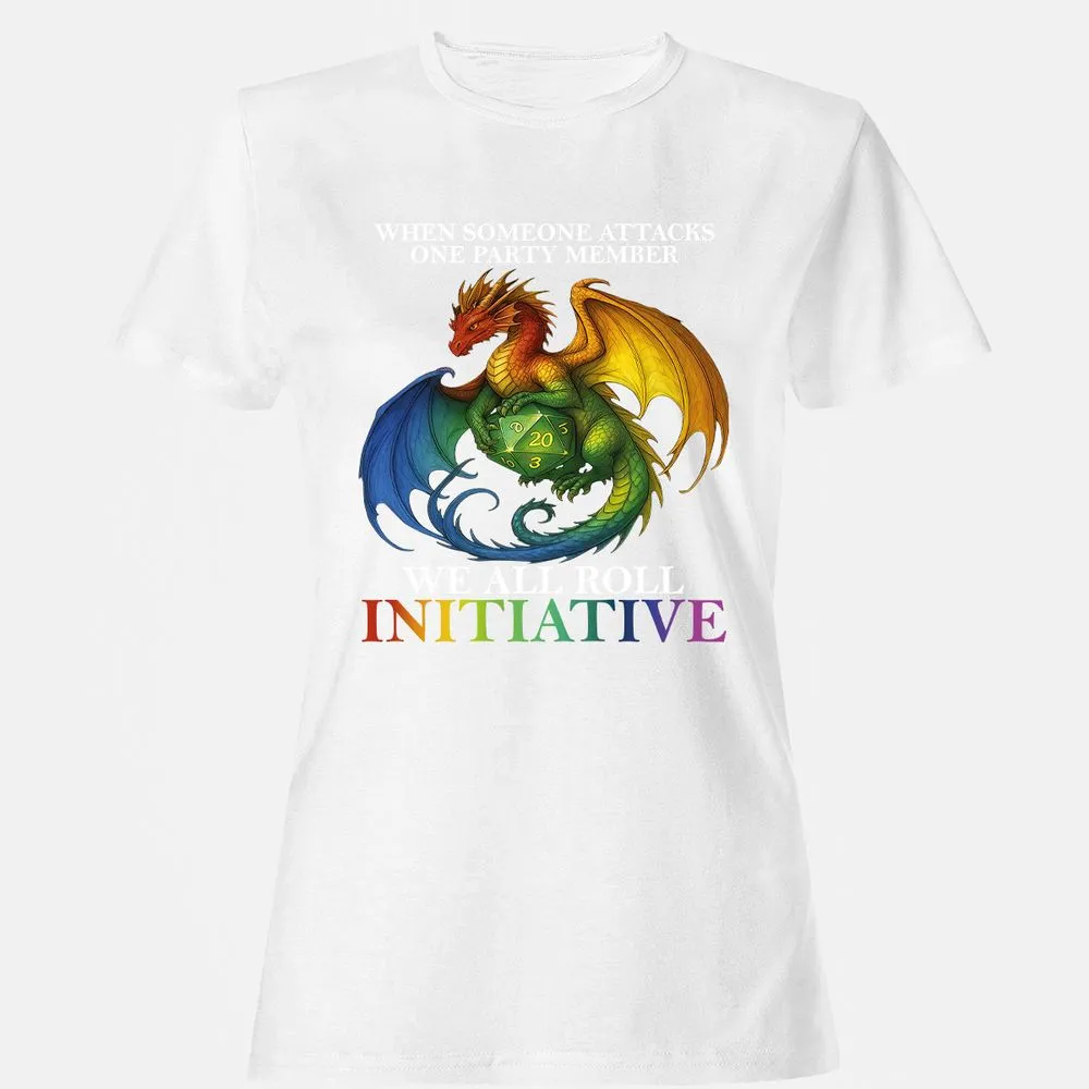 Dragon Roll For Initiative Women's T-Shirt - White - 16
