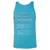ARCHAEOLOGIST Unisex Jersey Tank - Aqua Triblend - 3