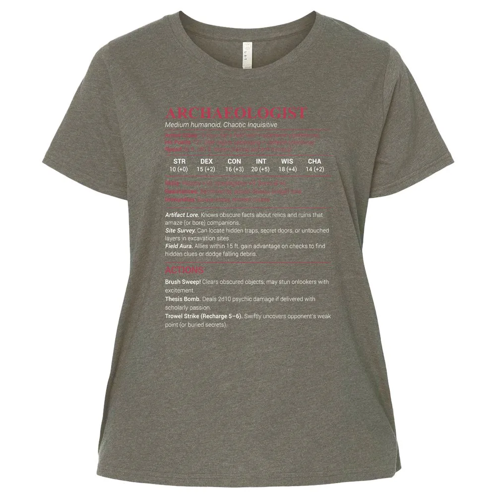 ARCHAEOLOGIST Ladies Curvy Jersey - Bamboo Blackout - 2