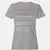 Archivist Stats Women's T-Shirt - Sport Grey - 15