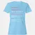 Archivist Stats Women's T-Shirt - Light Blue - 8