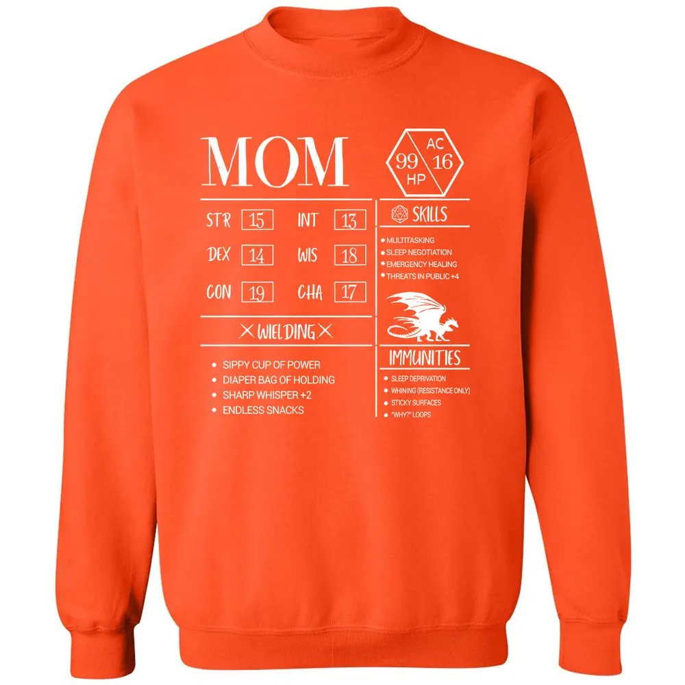 Mom New Classic Unisex Sweatshirt - Orange - 10