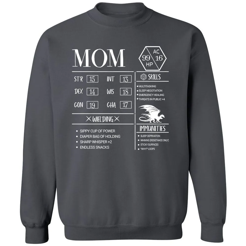 Mom New Classic Unisex Sweatshirt - Charcoal - 7