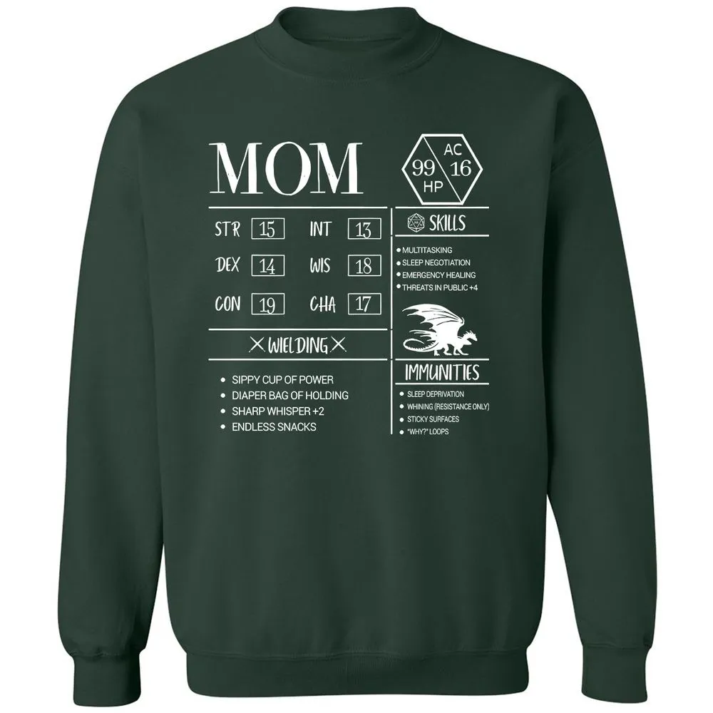 Mom New Classic Unisex Sweatshirt - Forest Green - 4