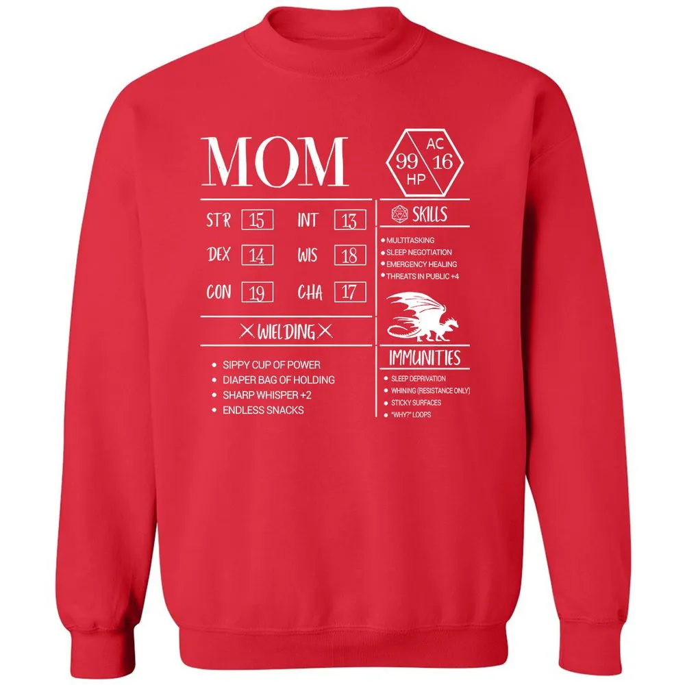 Mom New Classic Unisex Sweatshirt - Red - 5