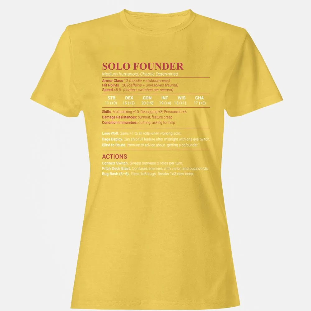 Solo Founder Women's T-Shirt - Daisy - 4