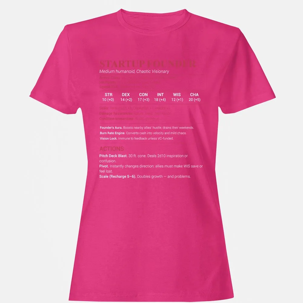 Startup Founder Women's T-Shirt - Heliconia - 6