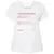 Anesthesiologist Stats Ladies Curvy Jersey - White - 6