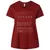 Anesthesiologist Stats Ladies Curvy Jersey - Cardinal - 10