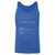 Bestie Stats Unisex Jersey Tank - True Royal Triblend - 12