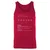 Bestie Stats Unisex Jersey Tank - Red - 11