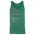 Bestie Stats Unisex Jersey Tank - Kelly - 9