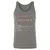 Bestie Stats Unisex Jersey Tank - Grey Triblend - 8