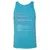 Bestie Stats Unisex Jersey Tank - Aqua Triblend - 3