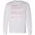 Archivist Stats Long Sleeve T-Shirt - White - 5