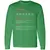 Archivist Stats Long Sleeve T-Shirt - Irish Green - 10