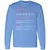 Archivist Stats Long Sleeve T-Shirt - Carolina Blue - 12