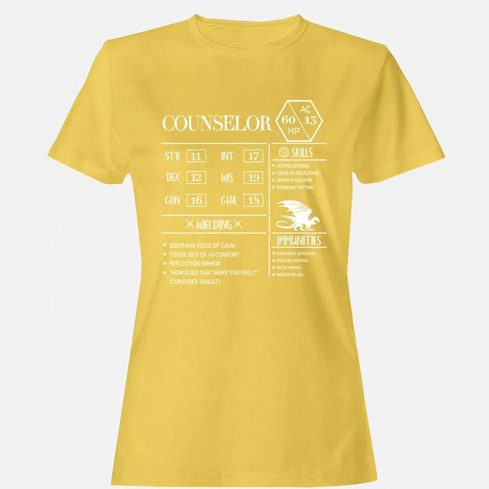 Counselor New Women's T-Shirt - Daisy - 4