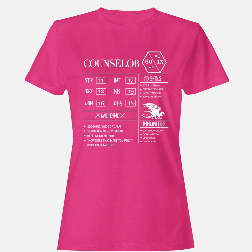 Counselor New Women's T-Shirt - Heliconia - 6