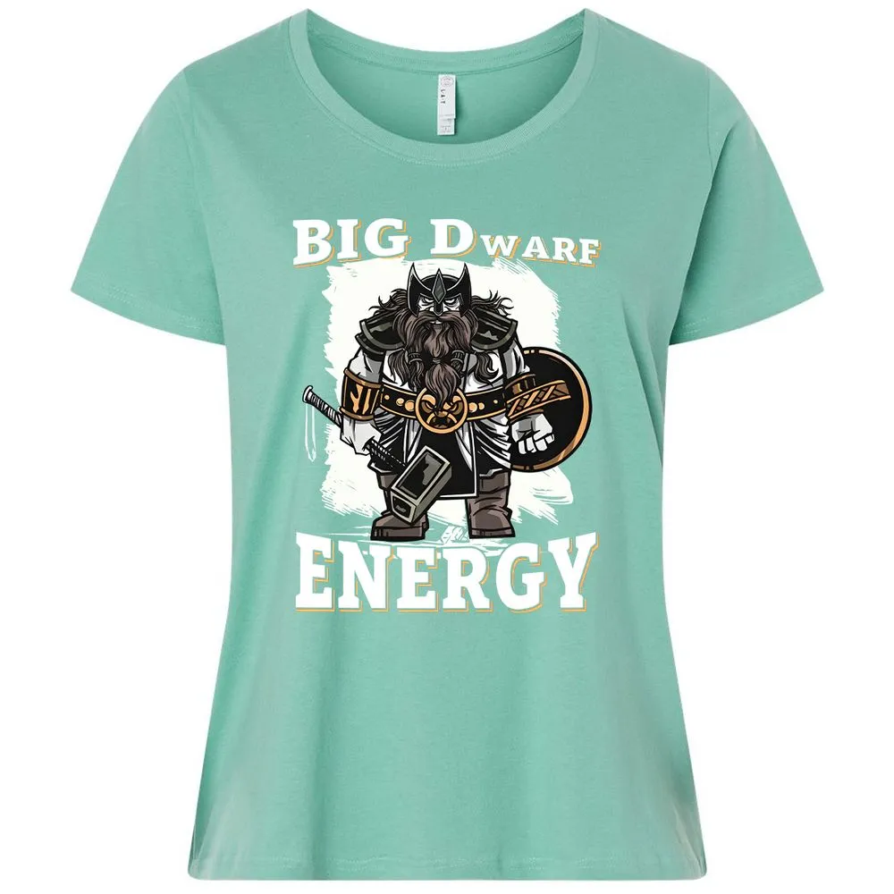 Big Dwarf Energy Ladies Curvy Jersey - Saltwater - 7