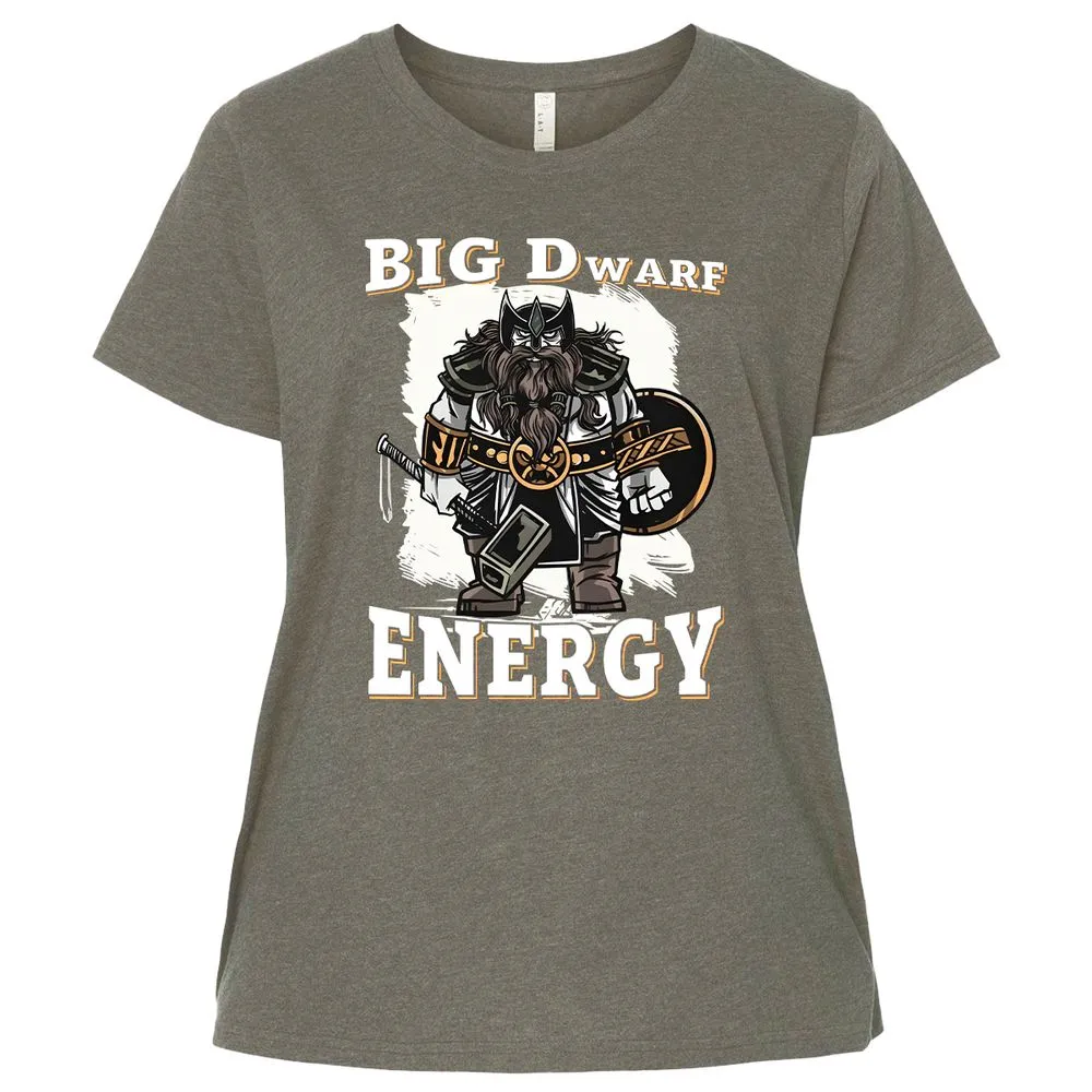 Big Dwarf Energy Ladies Curvy Jersey - Bamboo Blackout - 2