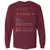 Aerospace Engineer Long Sleeve T-Shirt - Maroon - 11