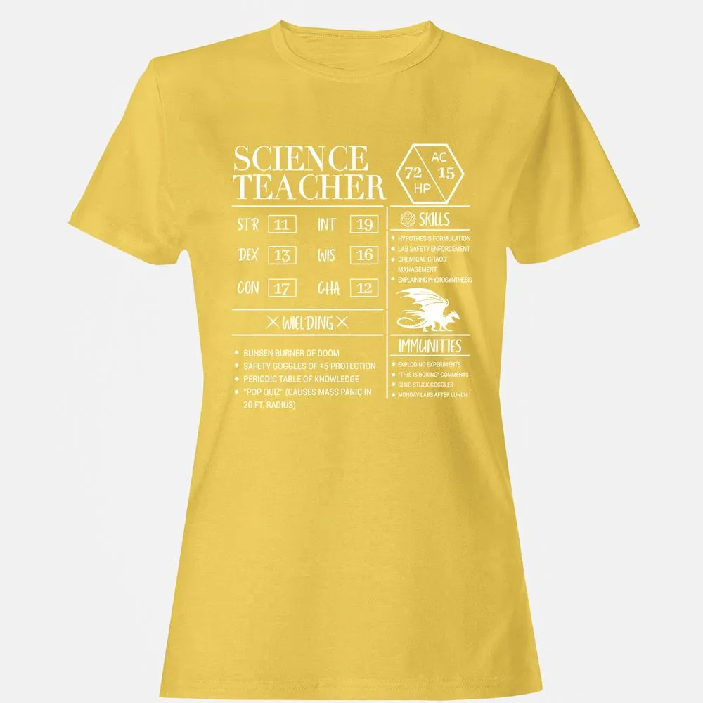 Science Teacher New Women's T-Shirt - Daisy - 4