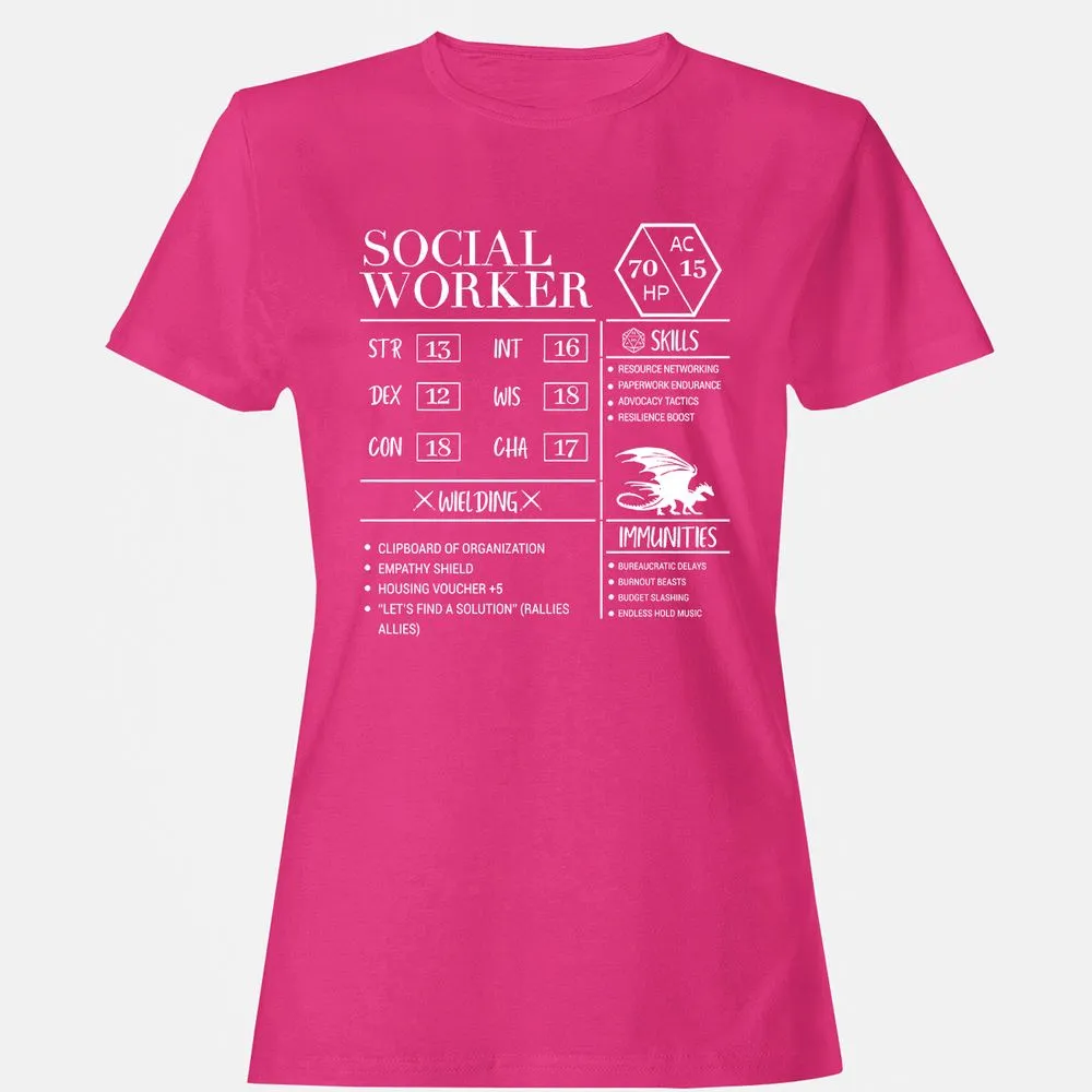 Social Worker New Women's T-Shirt - Heliconia - 6